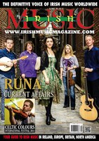 RUNA featured artist Irish Music Magazine, October 2014